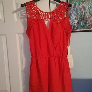 boston proper lattice romper S. #574